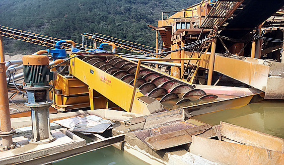 <b>雙螺旋洗砂機現(xiàn)場工作視頻</b>