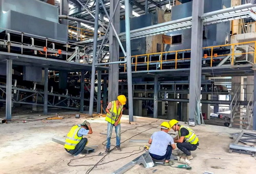 砂石加工生產(chǎn)現(xiàn)場