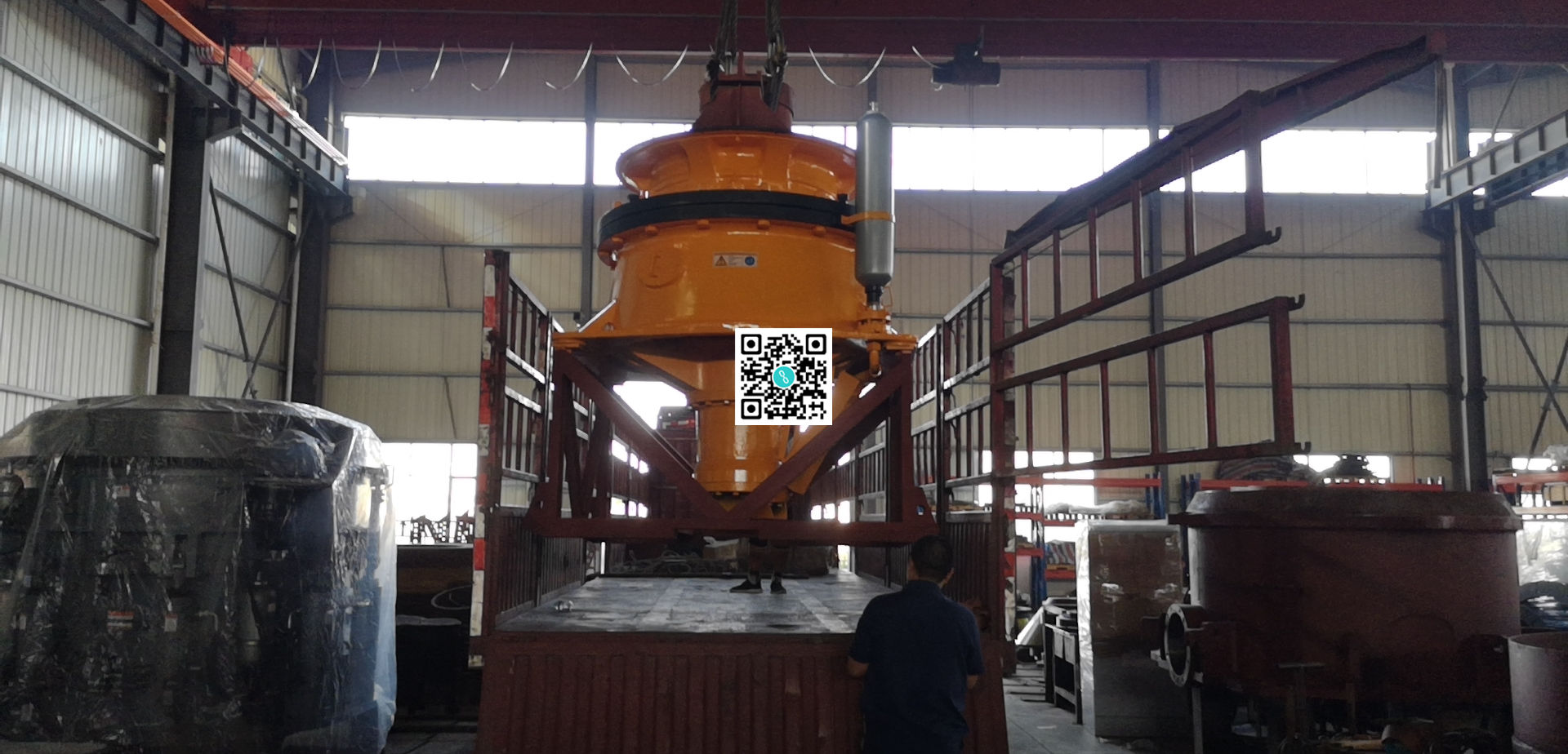 單缸圓錐破碎機(jī)發(fā)貨