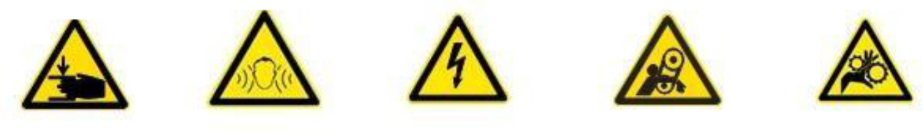 黃色危險警示標志