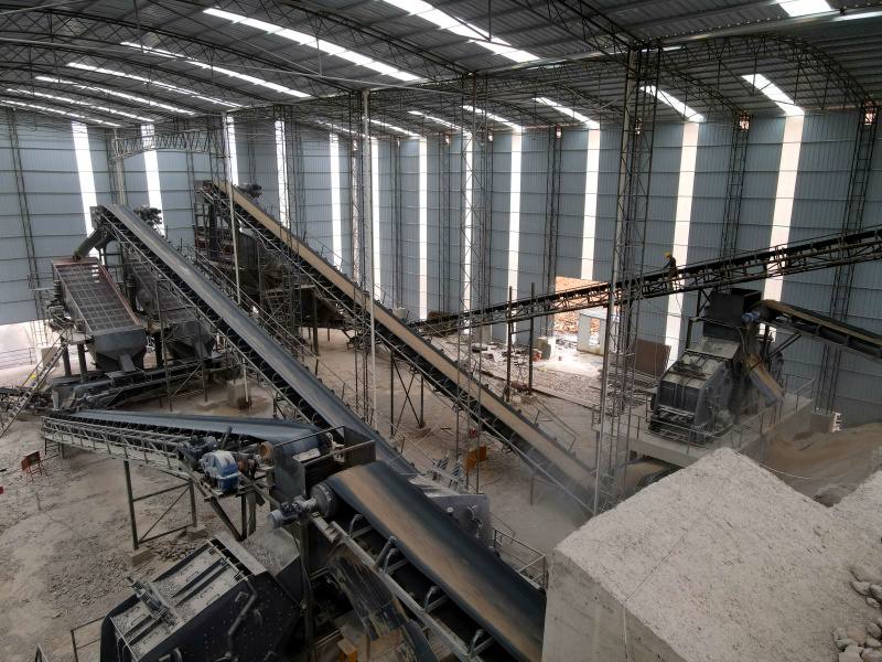 石灰?guī)r破碎生產(chǎn)線